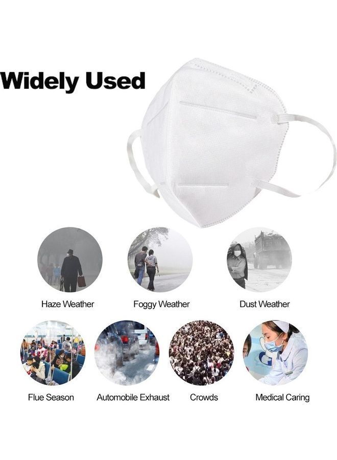 نيبمينينت قناع وجه KN95 مضاد للغبار لغاز العادم/ الحساسية/ حبوب اللقاح/ PM2.5/ الجري/ للفيروسات/ للضباب أثناء ركوب الدراجات والأنشطة الخارجية - Image 5