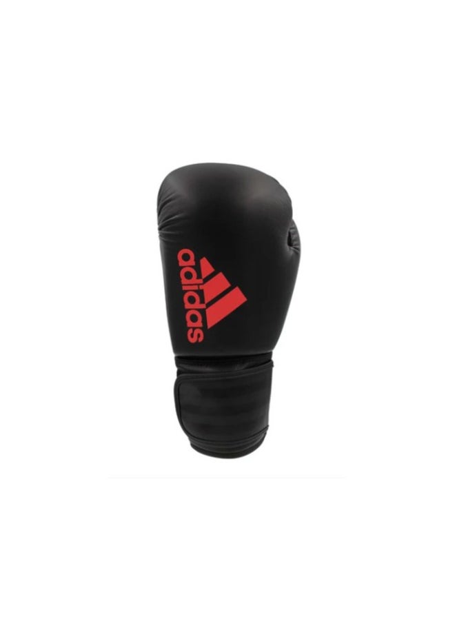 Adidas Boxing Gloves Hybrid-50   Color: Black/Core Red  Size: 6 Oz  - Image 4