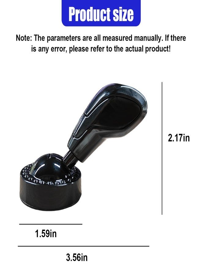 Tuxihapp Ball-bar Car Push Starter Button Cover, Alloy Auto Engine Ignition Protective Joystick, Universal Vehicle Start Stop Button Decorative Rocker for Most Cars(Black) - Image 2
