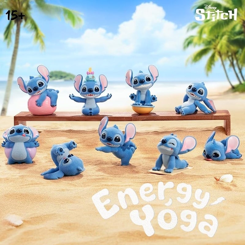 Miniso Disney Stitch Energetic Yoga Series Blind Boxes: Creative Figurines, Personalized Desktop Ornaments, Collectibles, Decorations, and Gifts (Random 1pc) - Image 2