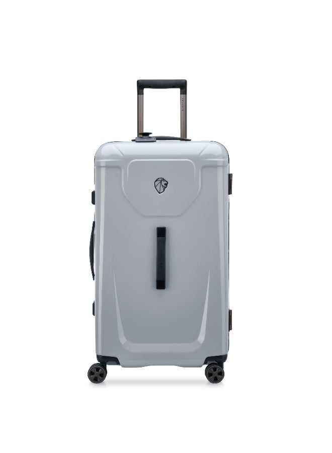 PEUGEOT Voyages 73 cm Hardcase 4 Double Wheel Check-In Luggage Trunk Trolley - Storm Grey  - Image 1