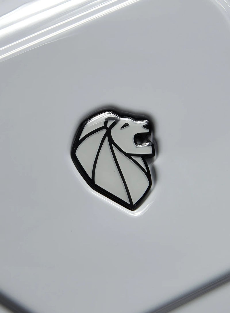 PEUGEOT Voyages 73 Cm Hardcase 4 Double Wheel Check-In Luggage Trunk Trolley - Storm Grey - Image 4