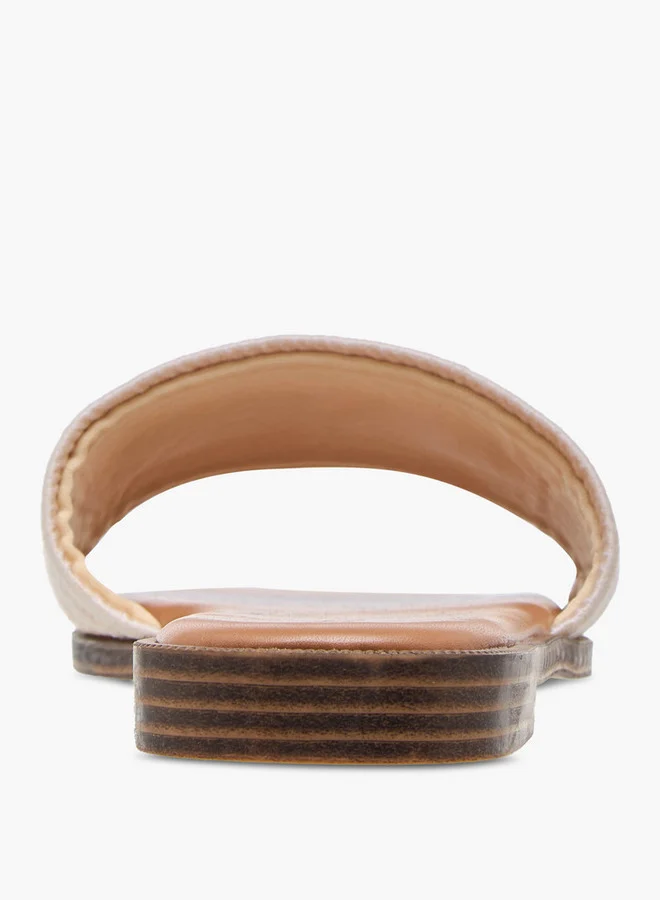 سيليست صنادل نسائية مسطحة سهلة الارتداء بنقوش