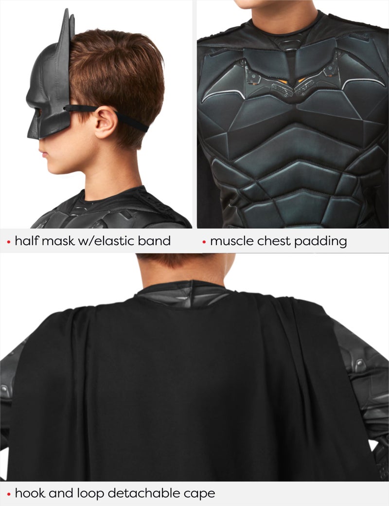 Rubies The Batman: Batman Costume for Kids, Boy's Small - Image 2