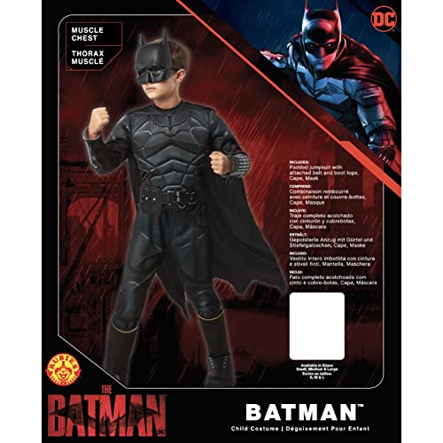Rubies The Batman: Batman Costume for Kids, Boy's Small - Image 5