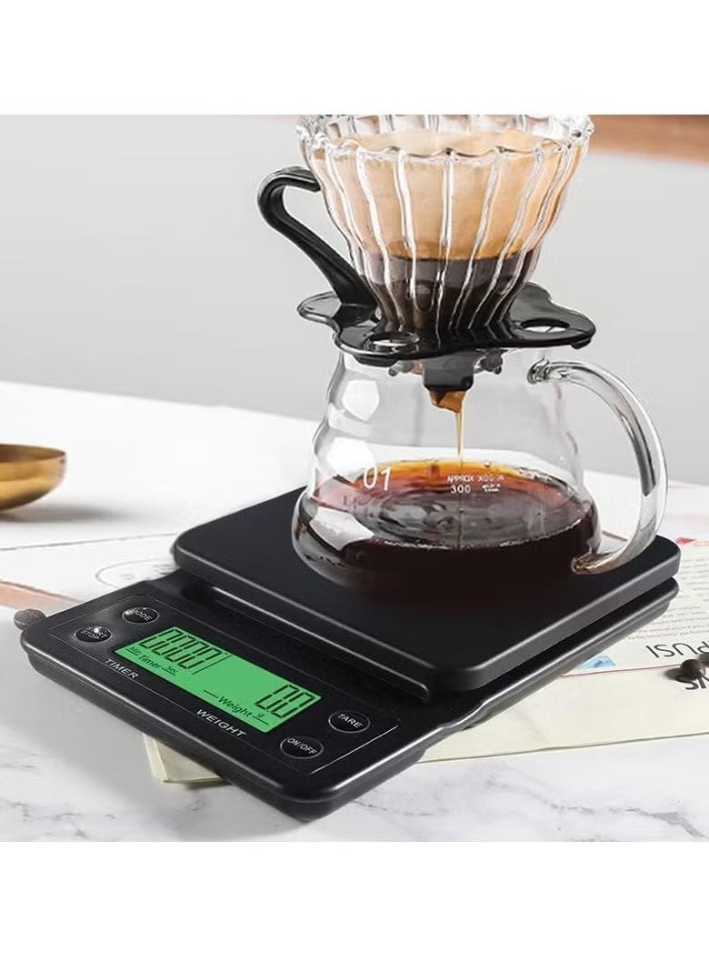 تخيل مجموعة التنقيط V60 ، طقم قهوة صانع القهوة V60 ، ملحقات القهوة 12 قطعة ، مجموعة صانع القهوة بالتنقيط V60 ، خادم القهوة V60 ، مجموعة تقديم القهوة المفلترة V60 بالتنقيطكوب جرعات حبوب القهوة، وعاء جرعات من السيراميك، كوب جرعات حبوب القهوة وزجاجة رش وملعقة مجموعة من 3 قطع، مجموعة صينية قياس جرعة واحدة، هدية لمحبي القهوة  - Image 3