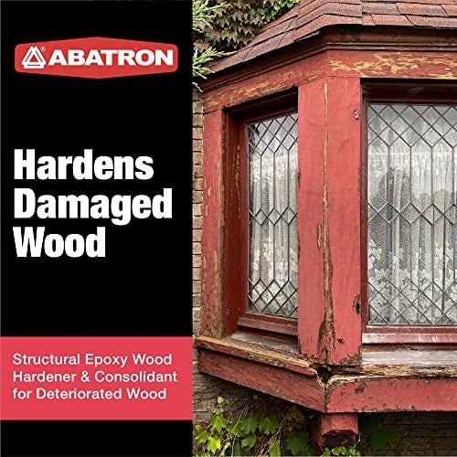 Abatron LiquidWood 2 Pint Kit – 2-Part Structural Epoxy Wood Hardener and Consolidant Resin. - Image 2