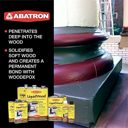 Abatron LiquidWood 2 Pint Kit – 2-Part Structural Epoxy Wood Hardener and Consolidant Resin. - Image 3