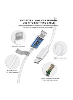 SANMUGEED USB C to Lightning Cable, 100CM iPhone Charger Cable MFi Certified Data Sync iPhone Fast Charger Cord for iPhone 13 12 11 Pro Max Mini XS Pro Max XR X 8 Plus MacBook  - Image 5
