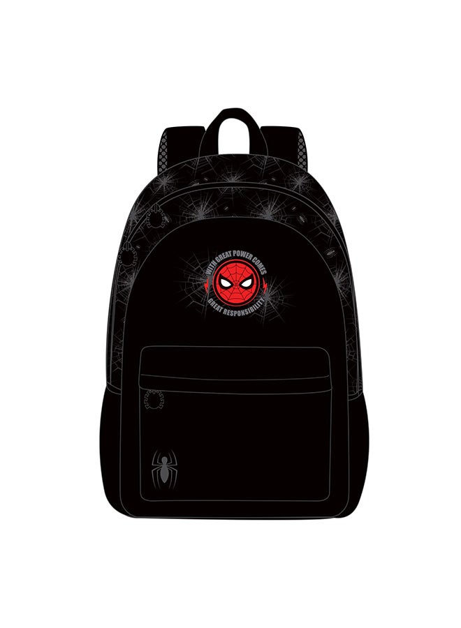 MARVEL Spider-Man 4 Pcs Backpack Set with Lunch Bag, Water Bottle & Pencil Case - Image 1