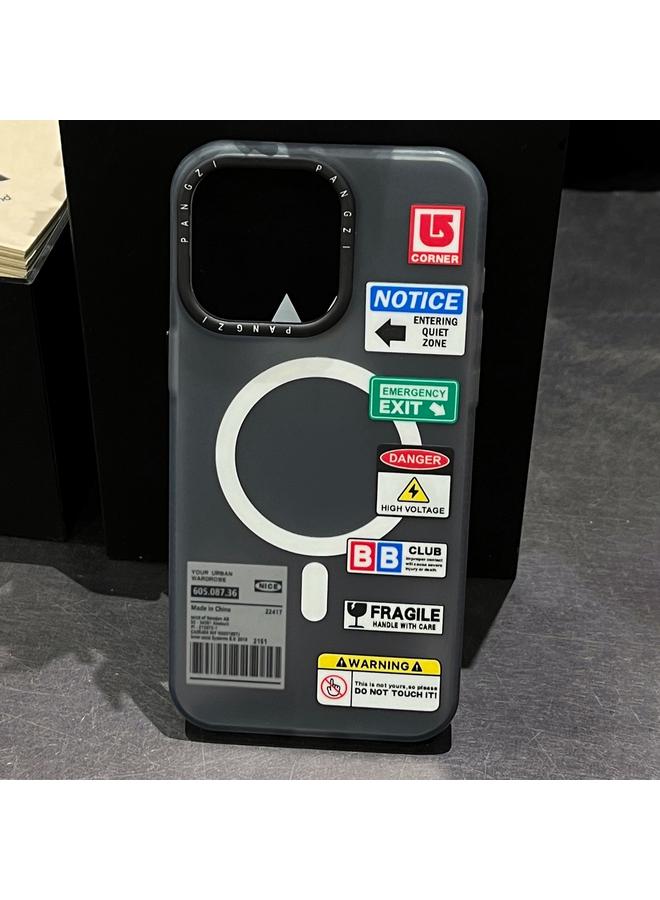 اس-توب حافظة لهاتف iPhone 12 حافظة هاتف IMD MagSafe مزدوجة الطبقات غير لامعة - Image 3