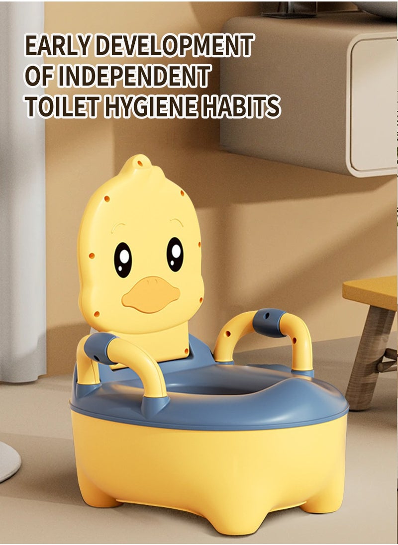 Beirui Baby Potty Training Seat, Potty Toilet Trainer with Handles, Toddler Kids Potty Chair with High Back Support Lid Removable Potty Pot  - Image 4
