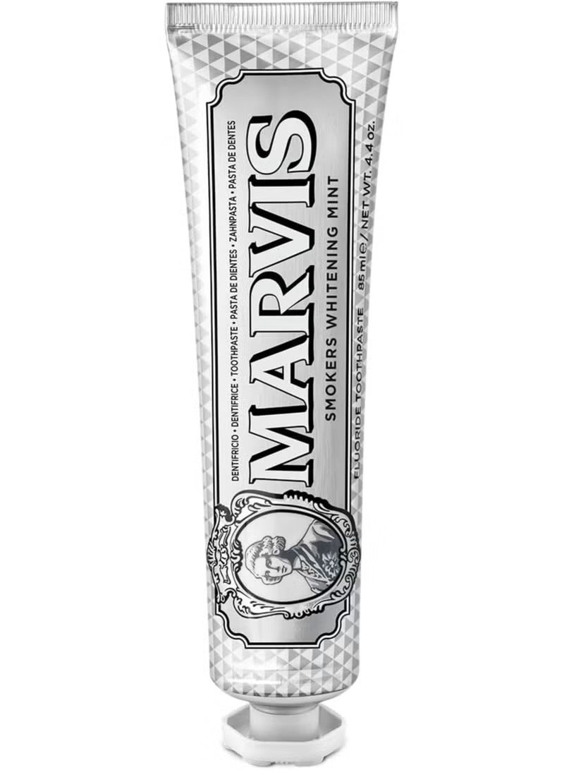 Marvis Smokers Whitening Toothpaste, Mint 85ml - Image 1