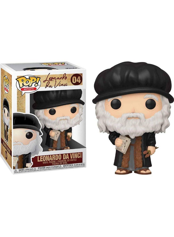 Funko POP! Artists Leonardo da Vinci Leonardo da Vinci Vinyl Figure (9 cm) - Image 2