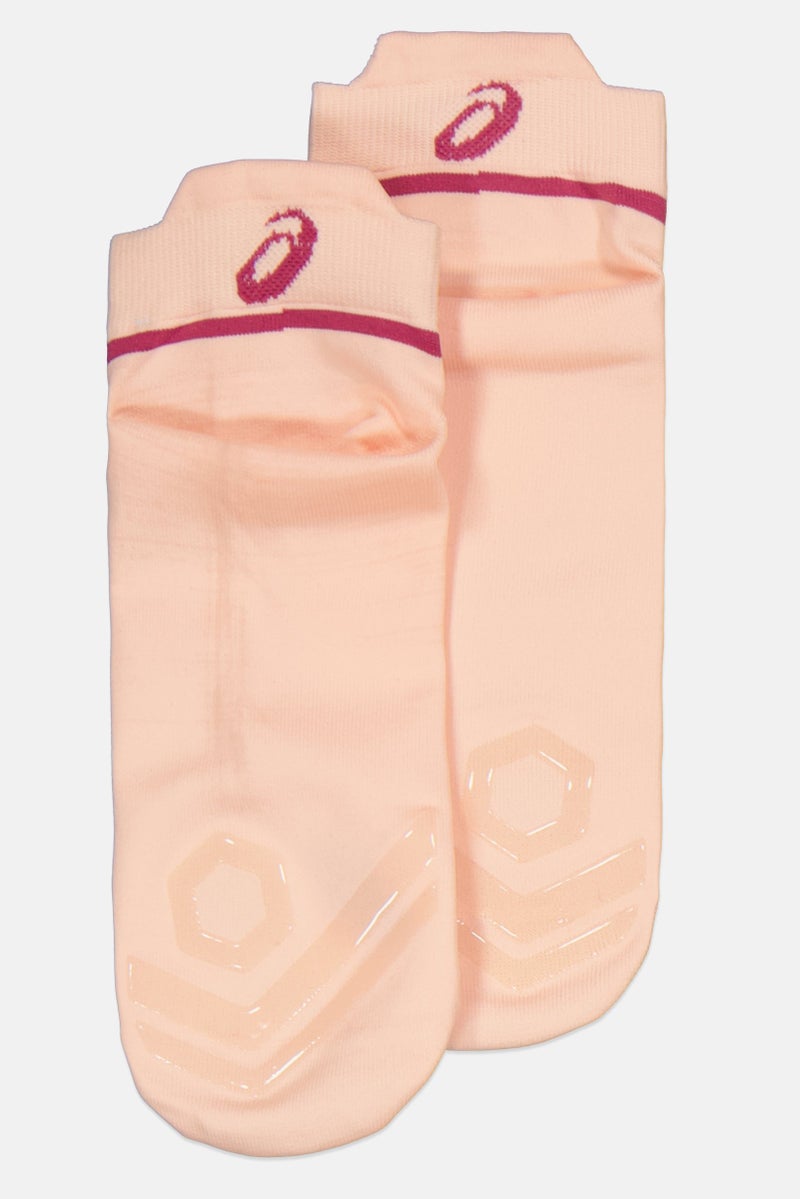 asics Men 1 Pair Brand Logo Sports Socks, Peach - Image 2