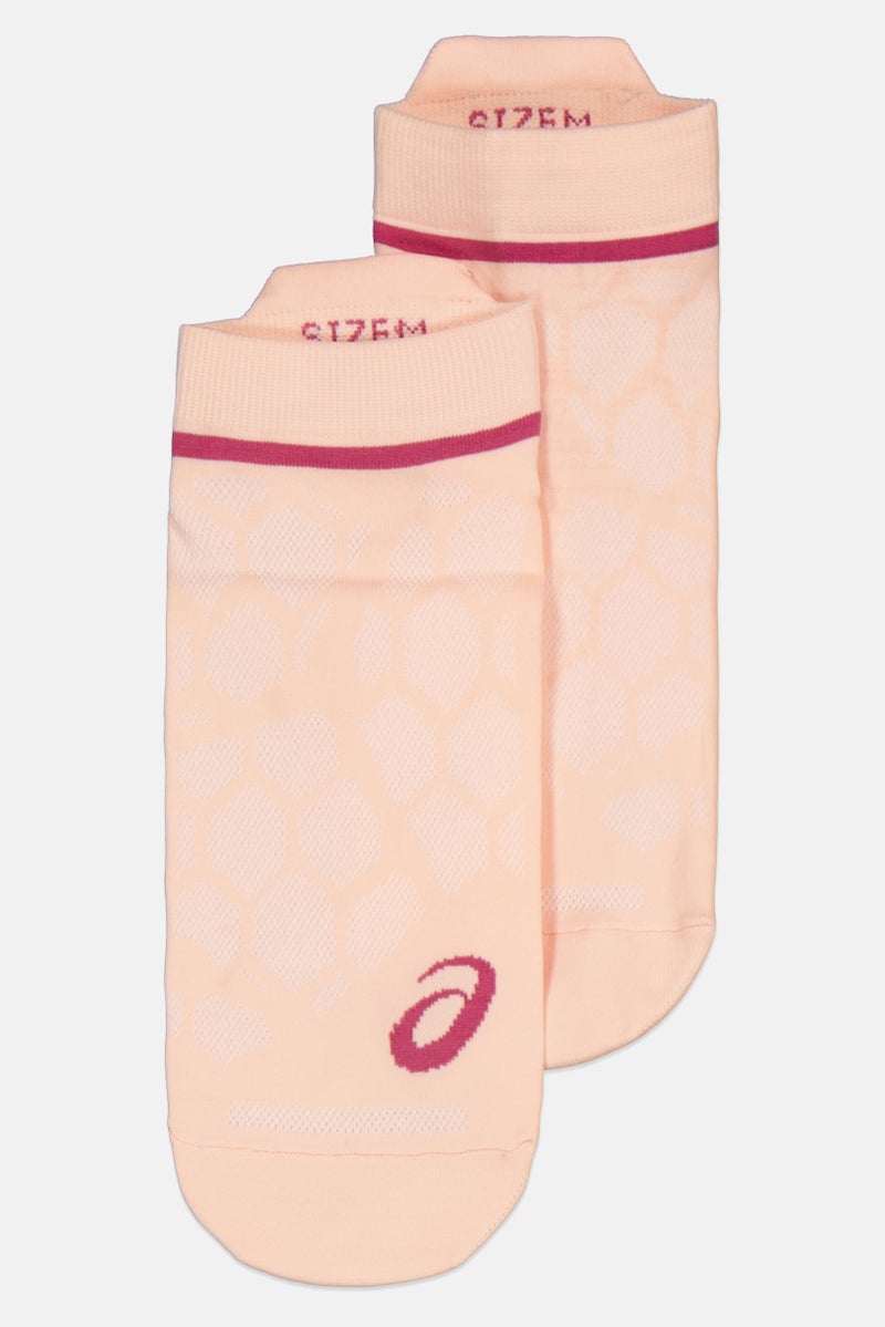 asics Men 1 Pair Brand Logo Sports Socks, Peach - Image 1