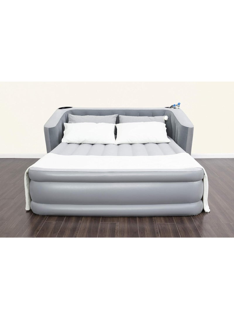 Bestway 2-Person Inflatable Air Bed W/Headboard (196 x 233 x 80 cm, Queen) - Image 2