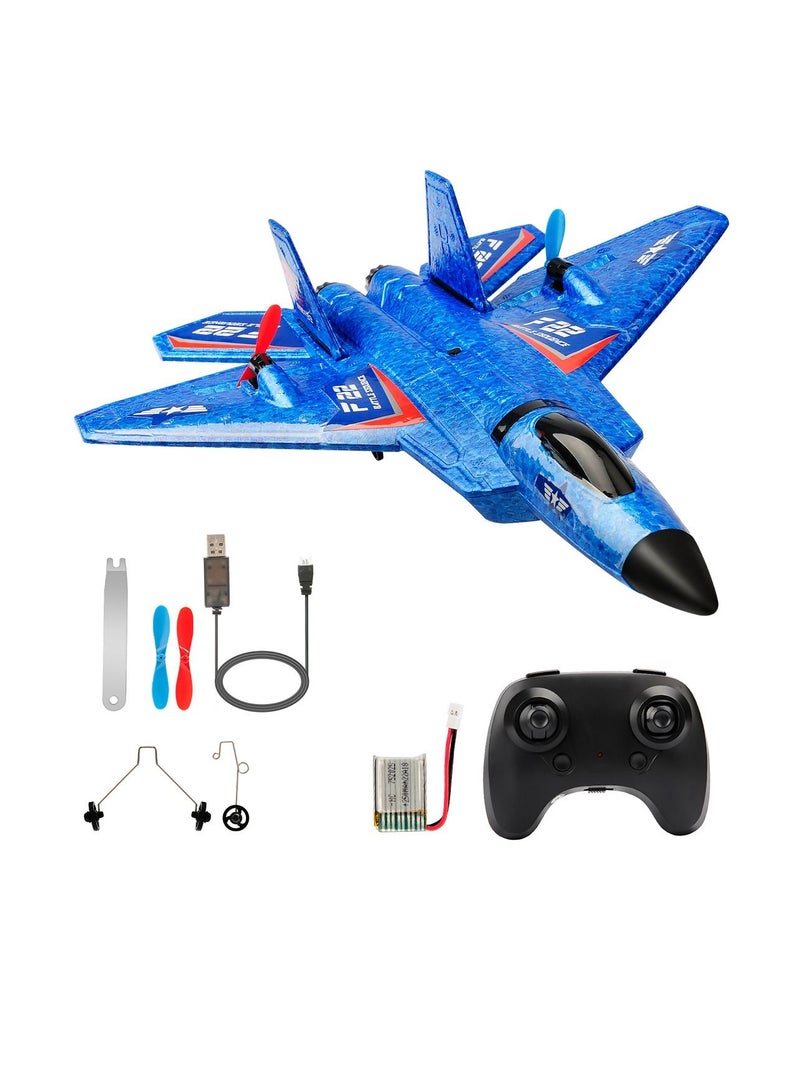 AROAQ Remote Control Aircraft RC Aircraft Toy Prevent Damage Smart Soft Foam Gyroscope for Daily Play Children Toys Gifts - Image 1