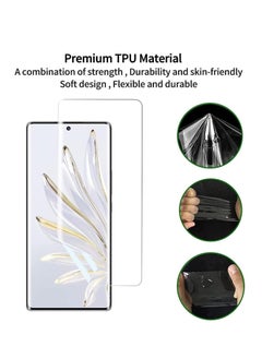 RINCO 2Pack Screen Protector for Honor 90/80/80E/70/60/60E/X40 , Soft TPU Full Coverage HD Clear Anti-Scratch Self-Healing Screen Protector  - Image 4