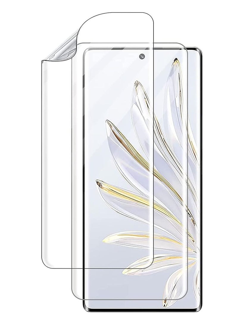 RINCO - 2Pack Screen Protector for Honor 90/80/80E/70/60/60E/X40 , Soft TPU Full Coverage HD Clear Anti-Scratch Self-Healing Screen Protector - Image 1