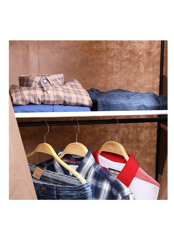 Royalford Royalford Wardrobe - Portable Wardrobe for Hanging Clothes, Modular Cabinet for Space Saving, Lightweight, Dust Proof Closet Organizer Wardrobe, Storage Mesh Shelves | Ideal for Men, Women & Children  - Image 3