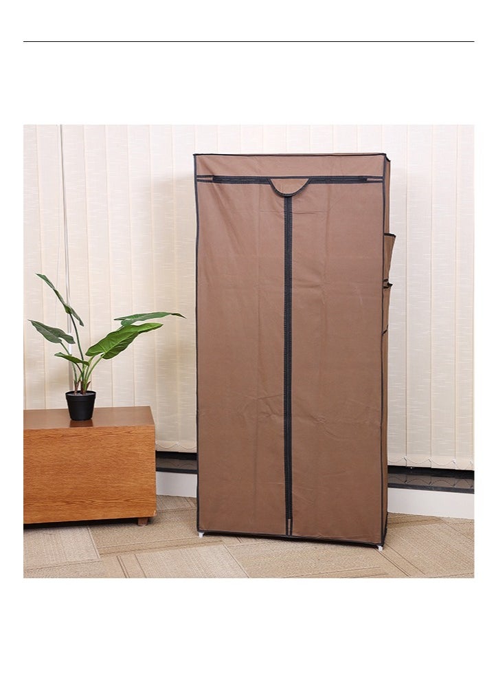Royalford Royalford Wardrobe - Portable Wardrobe for Hanging Clothes, Modular Cabinet for Space Saving, Lightweight, Dust Proof Closet Organizer Wardrobe, Storage Mesh Shelves | Ideal for Men, Women & Children  - Image 2
