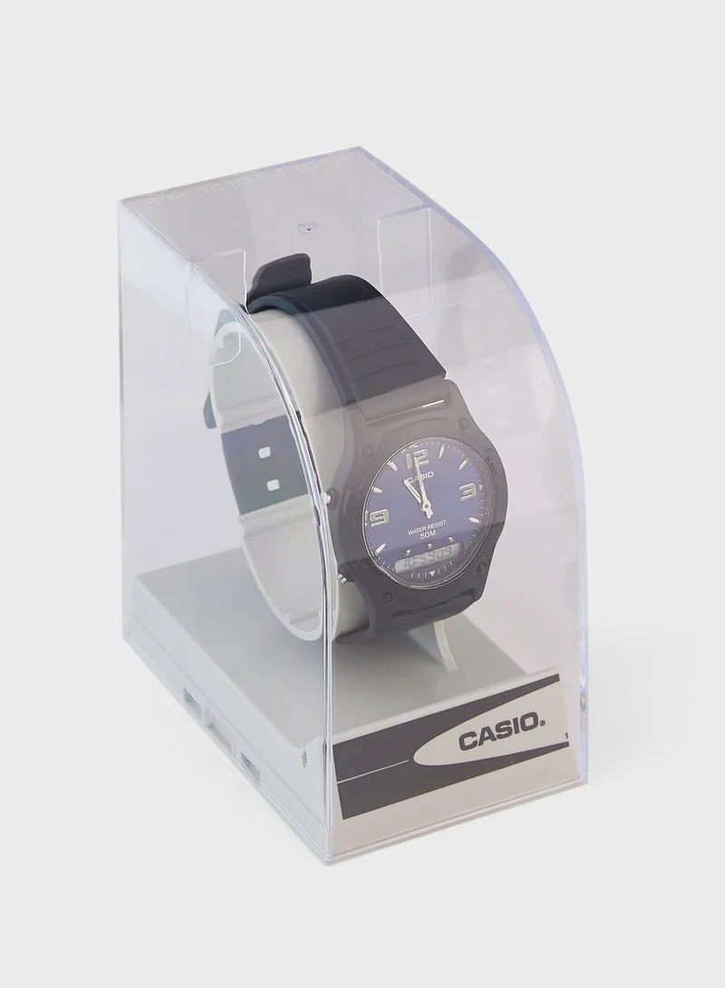 CASIO Aw-49He-2Avdf Analog Digital Watch