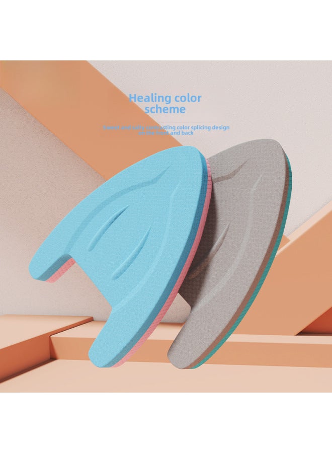 Generic Swimming Floating Board Adult Children Floating Board Learning Swimming Auxiliary Artifact Back Floating Beginners Equipment Special Water Board-Color:Feather Hot Pressed A Plate Powder Blue - Image 5