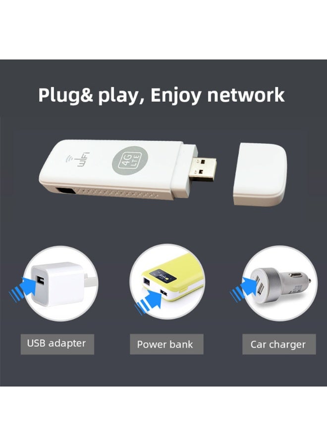 عام يو 6-واط 4 جرام واي فاي دونجل واي فاي منفذ هوائي خارجي لت راوتر المحمول راوتر هدية للعائلة والأصدقاء - Image 4