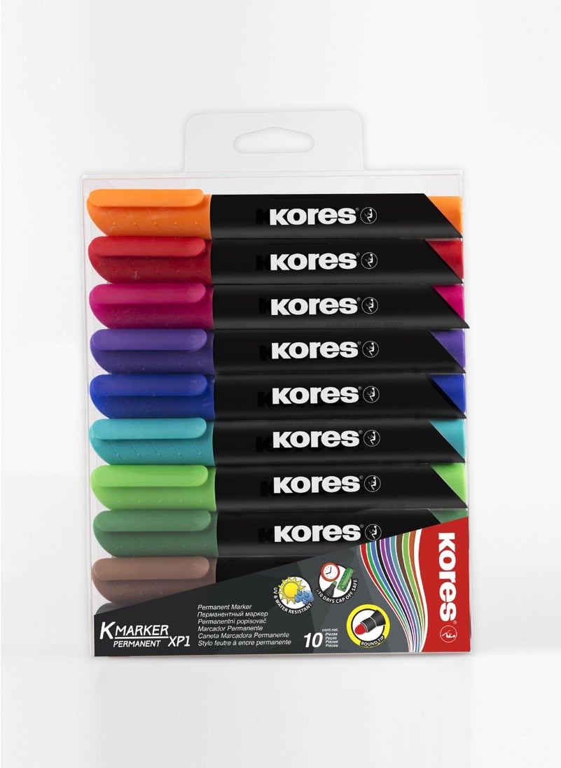Kores Multi-Colored Pencil Round Tip Set of 10  - Image 1