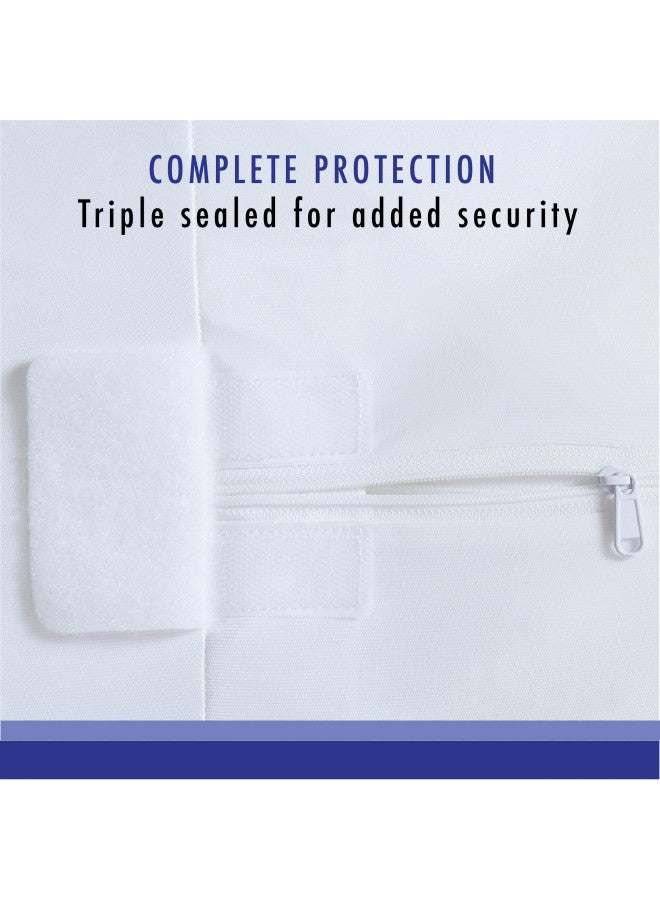 Bed Bug Blocker All-in- 1 Mattress Protector, California King, White - Image 3