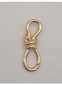 Angel Çanta Aksesuar Angel Bag Accessory Knot Model Light Gold Color Spring Ring 1 Piece  - Image 1