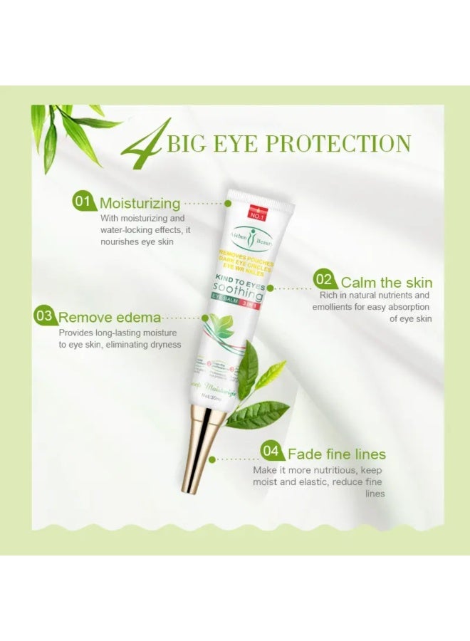 Aichun beauty Kind to Eyes Soothing Eye Balm Anti Dark Circle Puffiness and Fine Lines Repair with Aloe Vera and Collagen Dark Circle Fine Lines Treatment Anti wrinkle Eye Cream Stick Anti-wrinkle Eye Cream Stick 30ml - Image 3