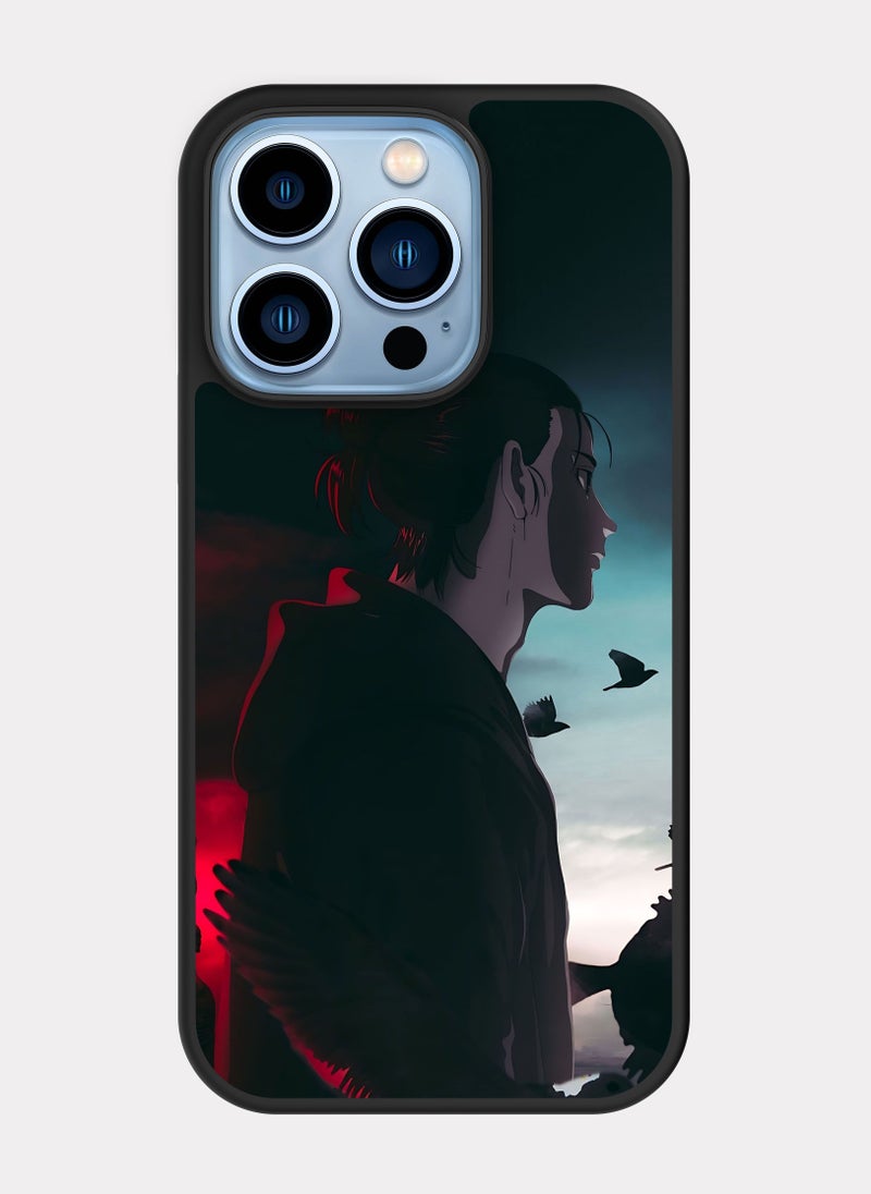 PXLAAT iPhone 13 Pro case cover Attack On Titan Eren Yeager - Image 1