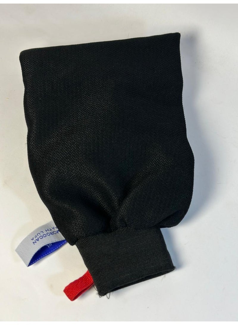 مقشر الجسم باللوفة المغربية - تصميم قفاز عملي وقابل لإعادة الاستخدام، لطيف ومناسب للبشرة الحساسة، قطعة واحدة - Image 4