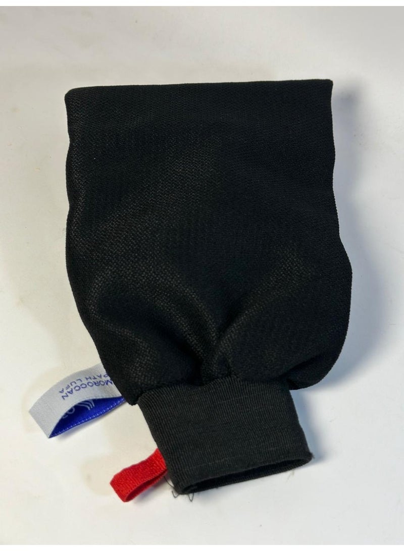 مقشر الجسم باللوفة المغربية - تصميم قفاز عملي وقابل لإعادة الاستخدام، لطيف ومناسب للبشرة الحساسة، قطعة واحدة - Image 2