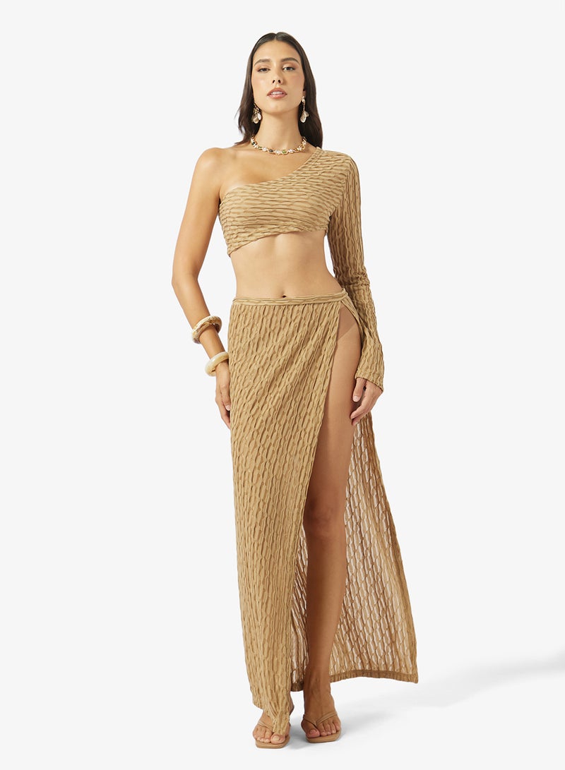 Soleira One Shoulder Top & Skirt Set - Image 1