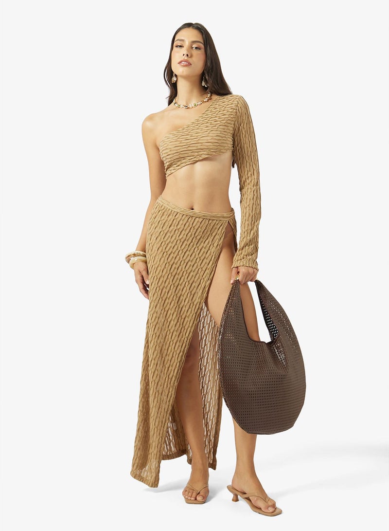 Soleira One Shoulder Top & Skirt Set - Image 5