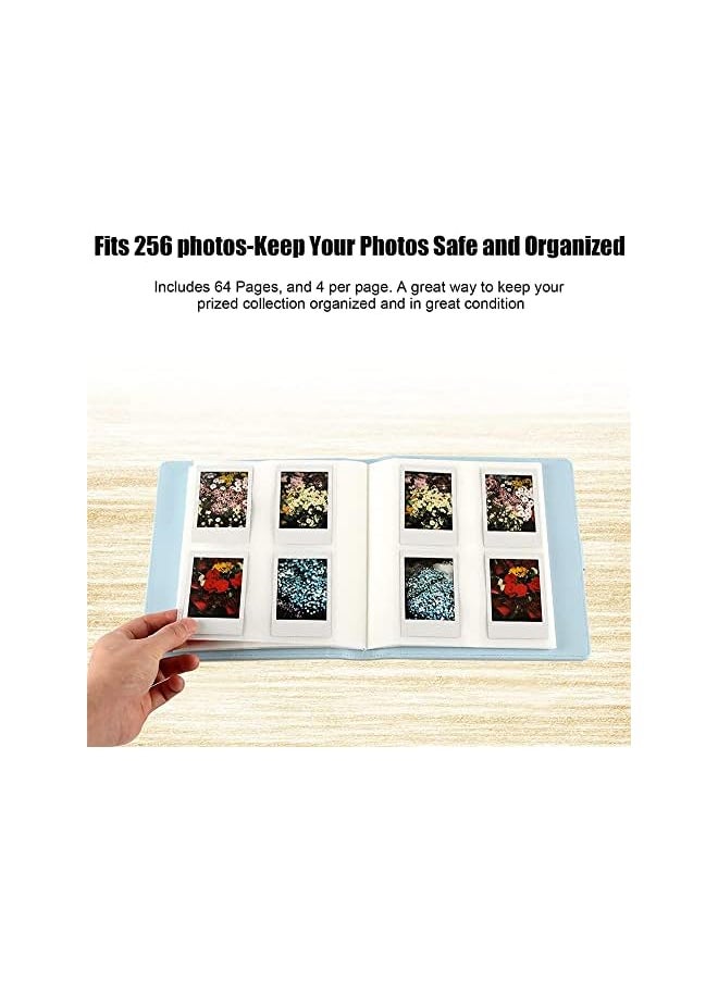 The Bros 256 Pockets Photo Album for Fujifilm Instax Mini LiPlay 11 90 70 50S 26 25 9 8+ 8 7S Instant Camera for Mini Link SP-1 Printer for Polaroid Snap SnapTouch PIC-300 Z2300 Mint Zip Instant Camera Printer  - Image 2