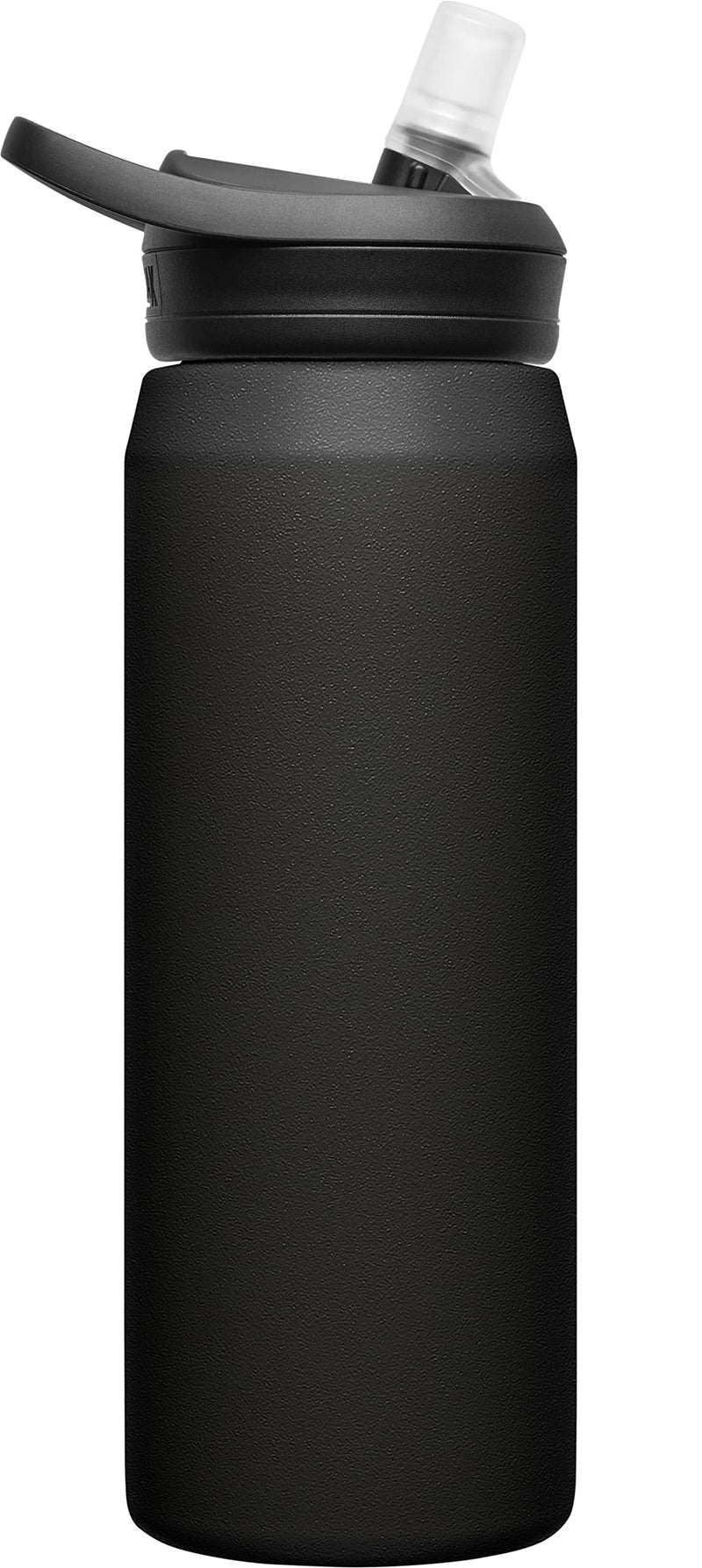 CAMELBAK زجاجة ماء CamelBak eddy+ مع قشة 25 أونصة - فولاذ مقاوم للصدأ معزول، أسود - Image 3