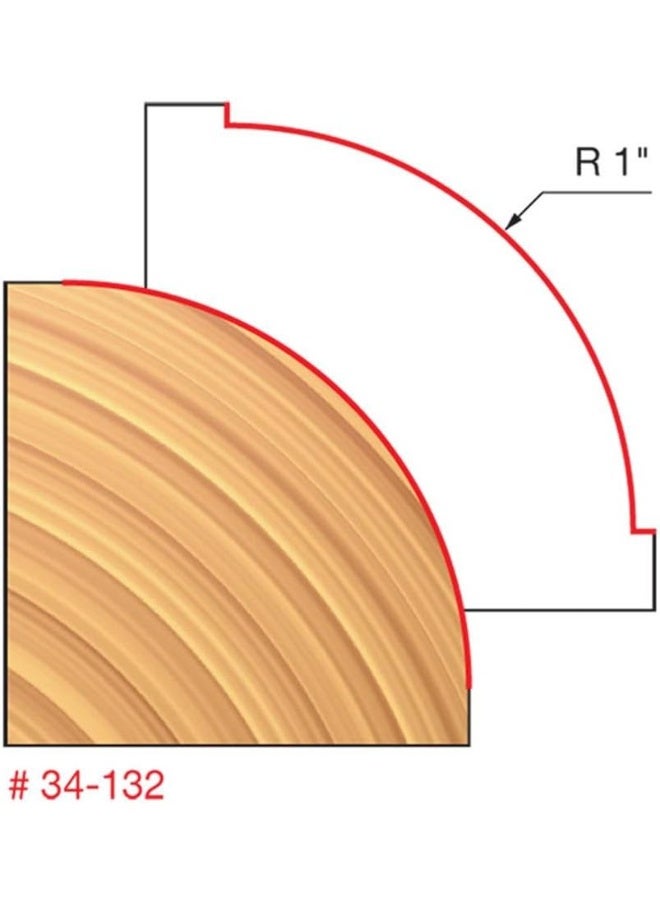 freud Freud 34-132: 1" Radius Rounding Over Bit (Quadra-Cut)  - Image 2