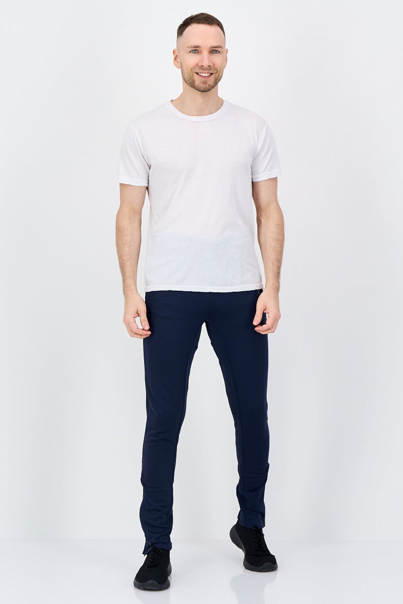 umbro Men Sportswear Fit Brand Logo Training Sweatpants, Navy Blue - Image 4