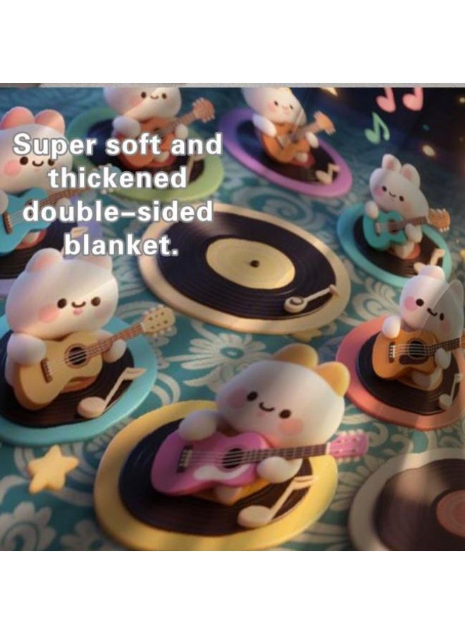 عام Wisdom Fairy (أحدث) بطانية رقيقة من الفانيلا (دافئة ومريحة، ومناسبة للنوم، واستخدام اللعبة، وإزالة الغبار والرمل) 150 سم * 200 سم - 13 - Image 5