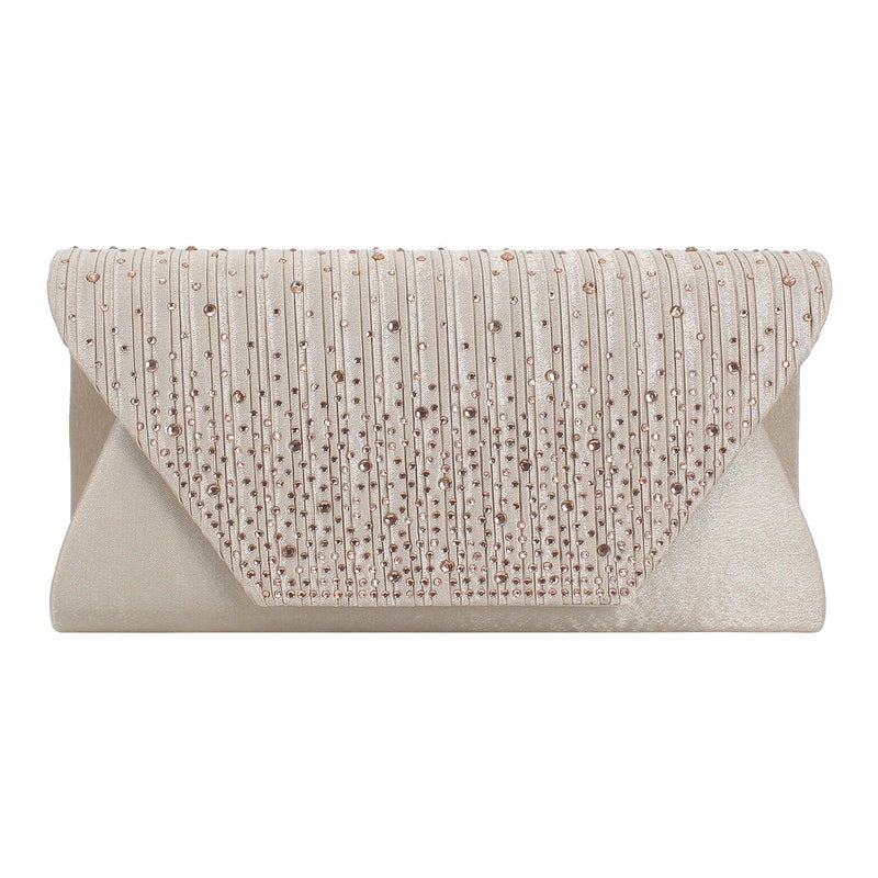 Classic Women'S Clutch Bag, Pure Color Diamond Banquet Bag, Wedding Banquet Dress Cross-Body Bag, Supply - Image 3