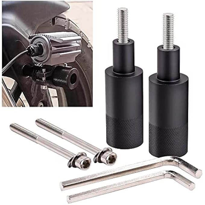 rayihni 2PCS Motorcycle Spotlight Mount Bracket,Universal M6 M8 Motorcycle Modified LED Spotlights Bracket Holder Motorcycle Fog Light Mount Use for Front Mudguard for Radiator(Black) - Image 1