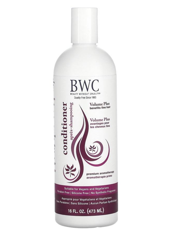 Beauty Without Cruelty Conditioner Volume Plus For Fine Hair 16 fl oz (473 ml) 