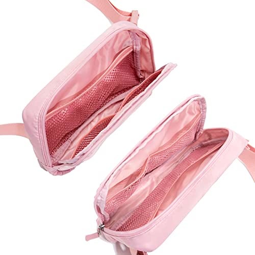 WITROMAN Belt bag Fanny pack crossbody bags for women Everywhere belt bag (pink) - Image 5
