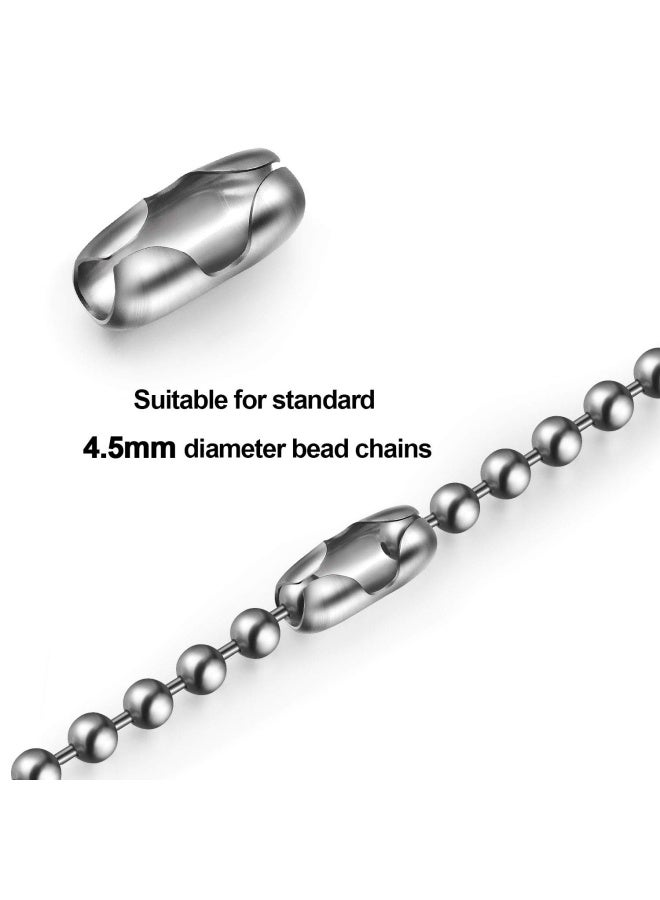 Pangda Pangda 20 Pack Replacement Vertical Roman Roller Blind Chain Cord Connector Clips Stainless Steel  - Image 2