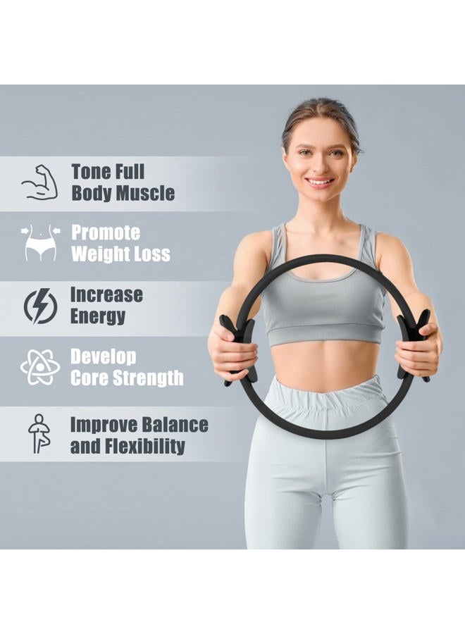RitFit Pilates Ring - Premium Power Resistance Full Body Toning Fitness Circle - with Carrying Bag and Bonus eBook - Image 4