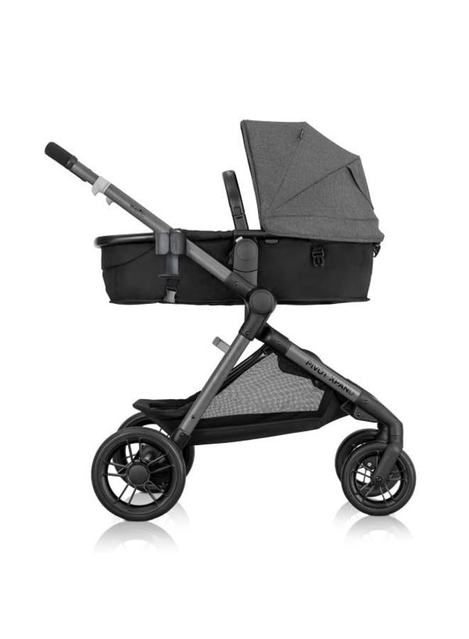 evenflo Pivot Xpand Modular Stroller (Sabino Gray) - Image 4